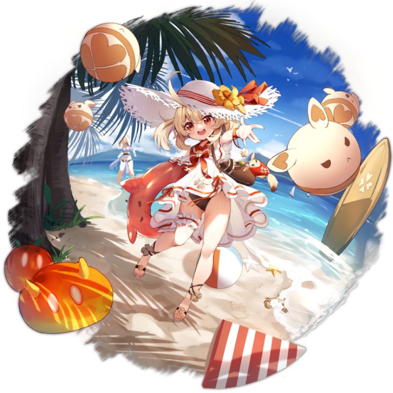 RENTAL COSTUME COSPLAY KLEE SUMMER