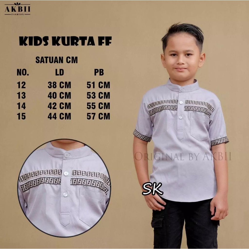 Kemeja Kokoh Anak Alfian / Baju Muslim Anak Laki-Laki / Baju Lebaran Anak dan Remaja