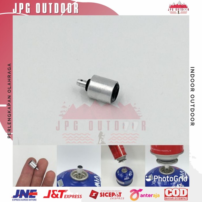 Adapter Adaptor Refill Tabung Gas Hicook Butane Kaleng Canister