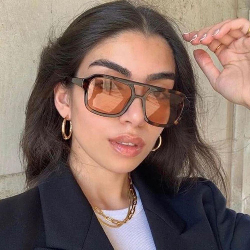 Mxbeauty Kacamata Hitam Fashionable Vintage Vision Care Polygon Glasses Frame Candy Color Gaya Pilot Kacamata Poligon Korea