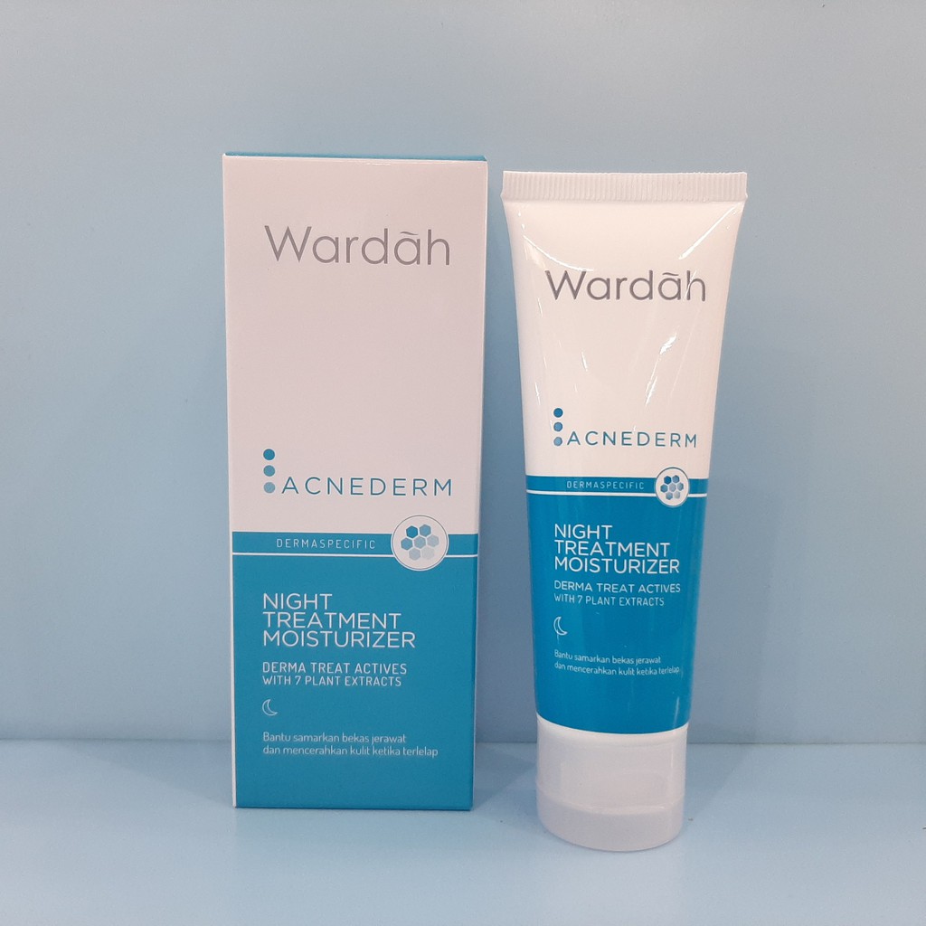 Wardah Acnederm Night Treatment Moisturizer