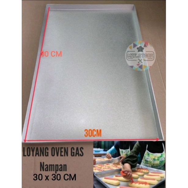 LOYANG NAMPAN OVEN GAS UKURAN 30 X 30 CM