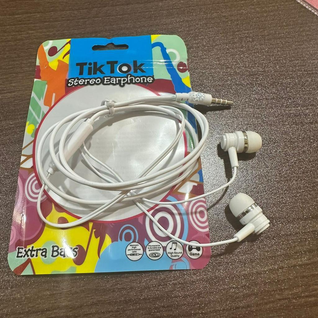 handsfree terpopuler t1ktok Jv9 stereo earphone extra bass tiktok fyp viral jack 3.5mm PROMO SEN