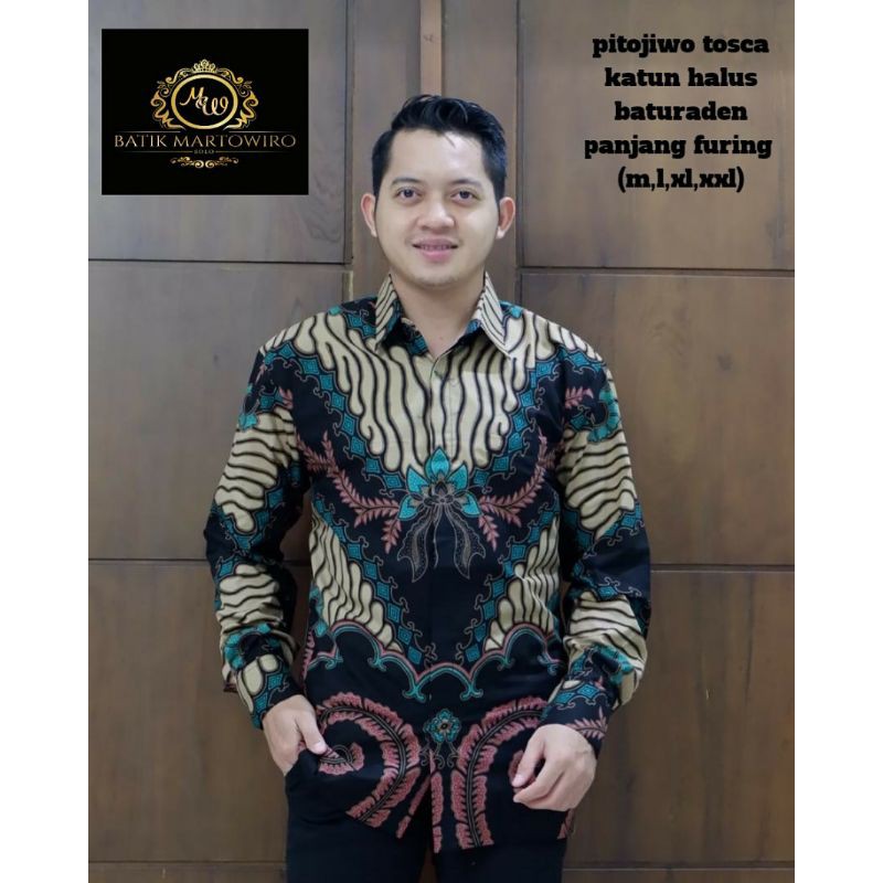 Kemeja Batik Lengan Panjang Pria PITOJIWO TOSCA