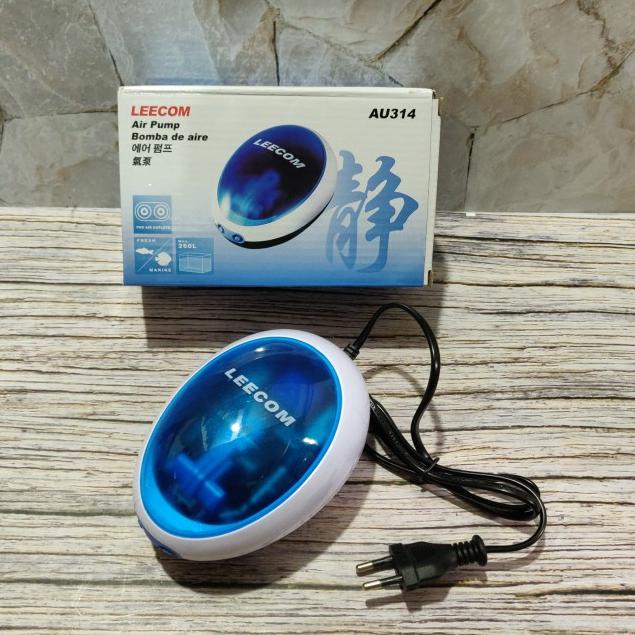 ❃ Pompa gelembung udara Aquarium leecom AU 314/AU 312 aerator 2 lubang - AU 312 ☎