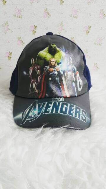 Topi Anak Cowok Spiderman Avengers Marvel