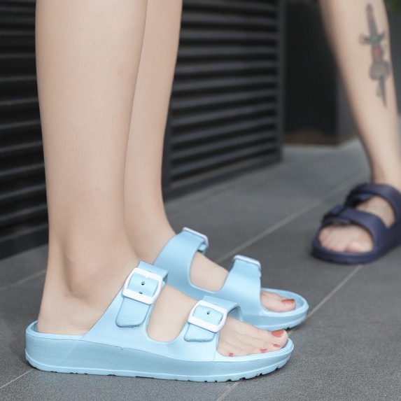 Sandal Wanita Strap EVA Sandal Tali Slide Casual Sendal Wanita Empuk Dipakai TRX WD