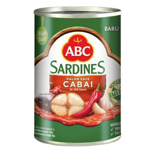 

Sarden ABC Sardine Saus Cabai Pasar Segar Depok