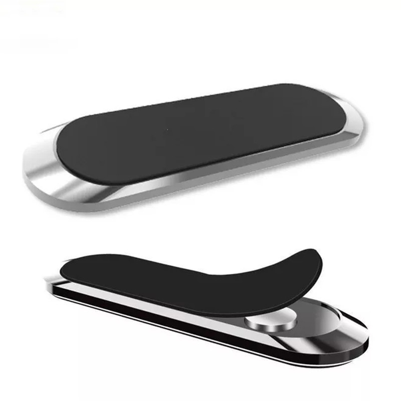 Stand Holder Hp Magnetik Bentuk Strip Mini Bahan Metal Untuk Dashboard Mobil - olo