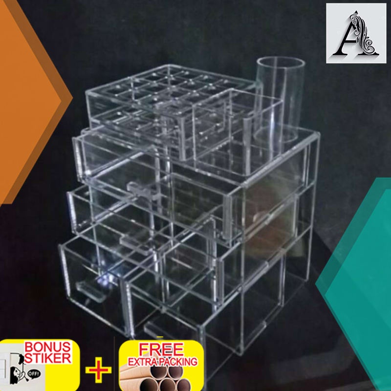 

Promo tempak kosmetik akrilik acrylic display cosmetic M3