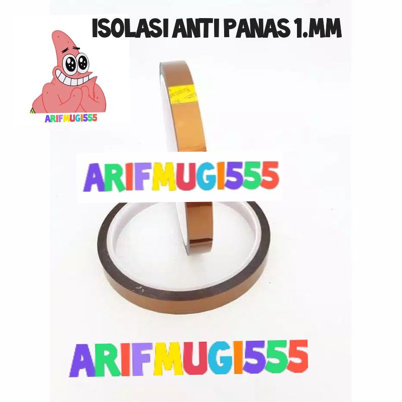 Isolasi Solasi Isolatip Solatip Anti Panas 1.0 M Lem Handphone