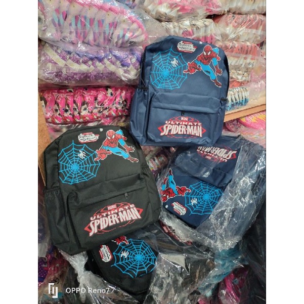 NEW Ransel Spiderman anak dinir+botol Mewah Tas Ransel anak sekolah