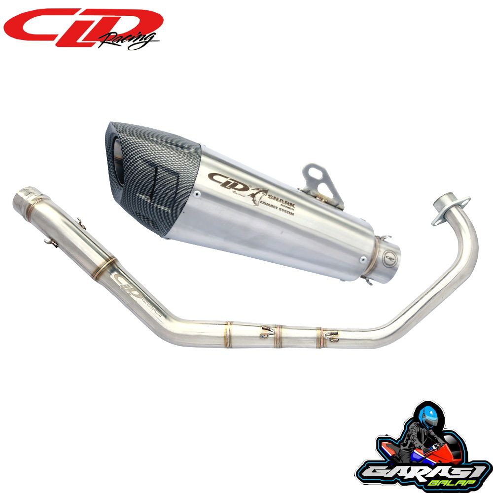 KNALPOT CLD HONDA CBR 150R CBR K45 CBR K46 CBR FACELIFT SHARK SERIES