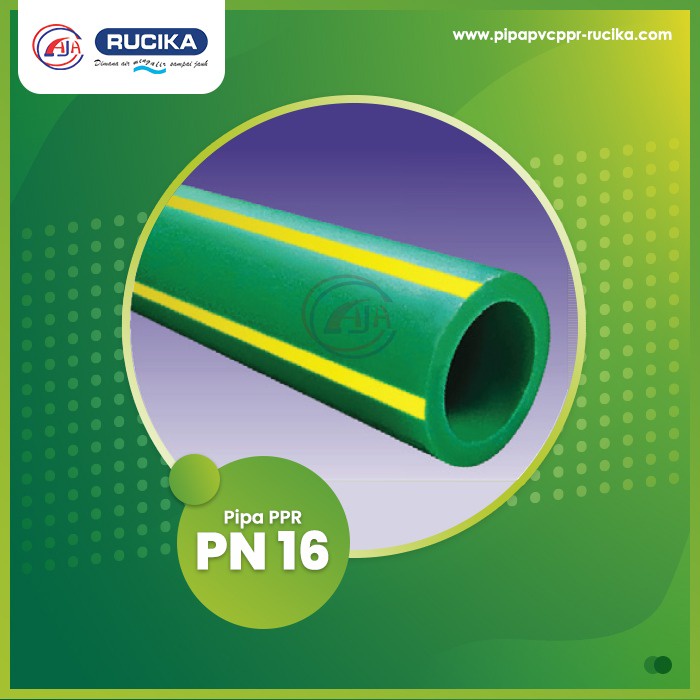 Pipa PPR PN16 1/2" (20mm) / Pipa PPR 1/2" PN 16 / Pipa Air Panas dan Dingin / Pipa PPR Air Panas dan