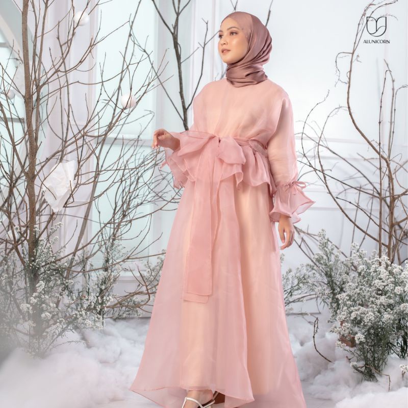 GAUN PESTA FULL ORGANZA/ DRESS KONDANGAN