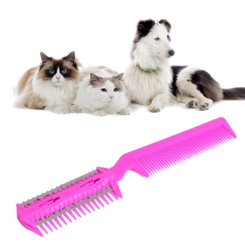 [1Pcs Pet product / Pet Hair Trimmer Comb][Dog Cat Cutting Cut Grooming Razor Thinning]