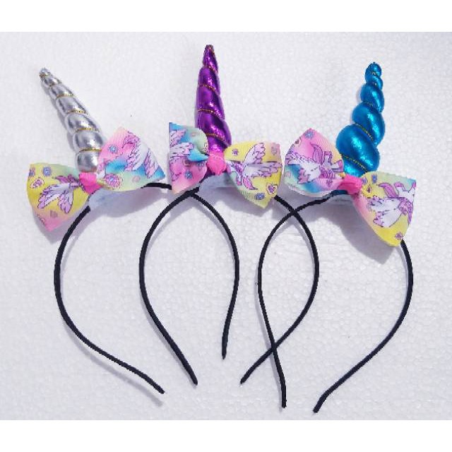 grosir  Bando unicorn pita gambar 6 Pcs