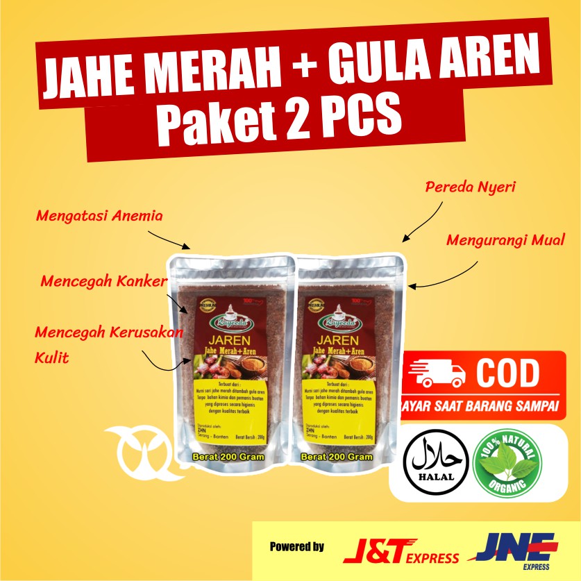 

Jahe Merah Gula Aren Asli Original Bubuk Kualitas Terbaik 2 Pcs