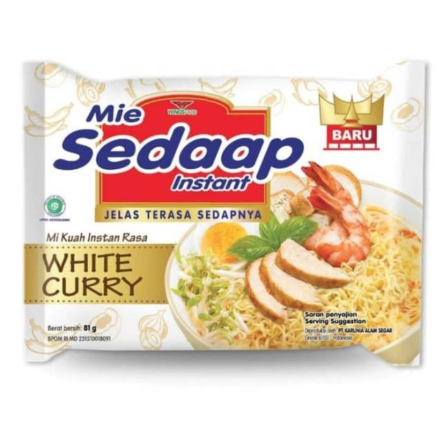 SEDAAP mie instant all varian 81 gram