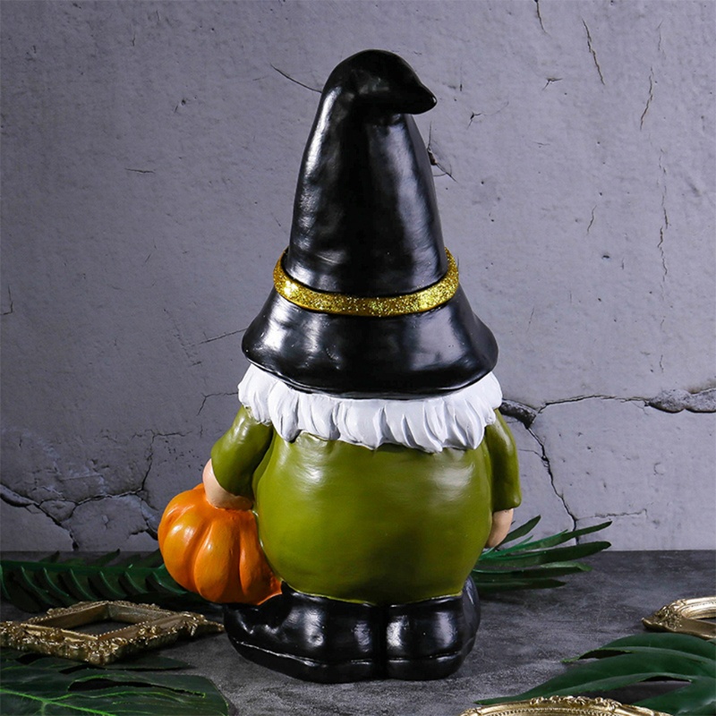 Ornamen Patung Bentuk Labu Bahan Resin Untuk Dekorasi Halloween