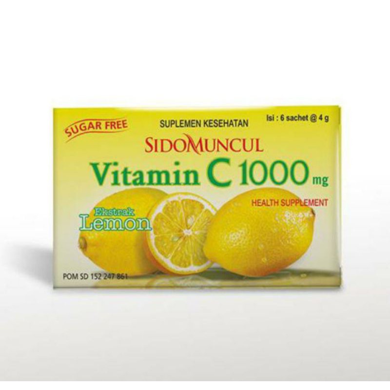 Vitamin C 1000mg SidoMuncul 6 sachet
