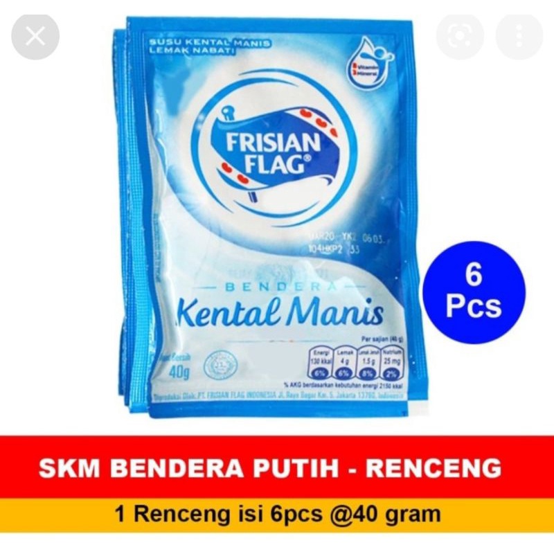 Frisian Flag krimer sachet putih/coklat