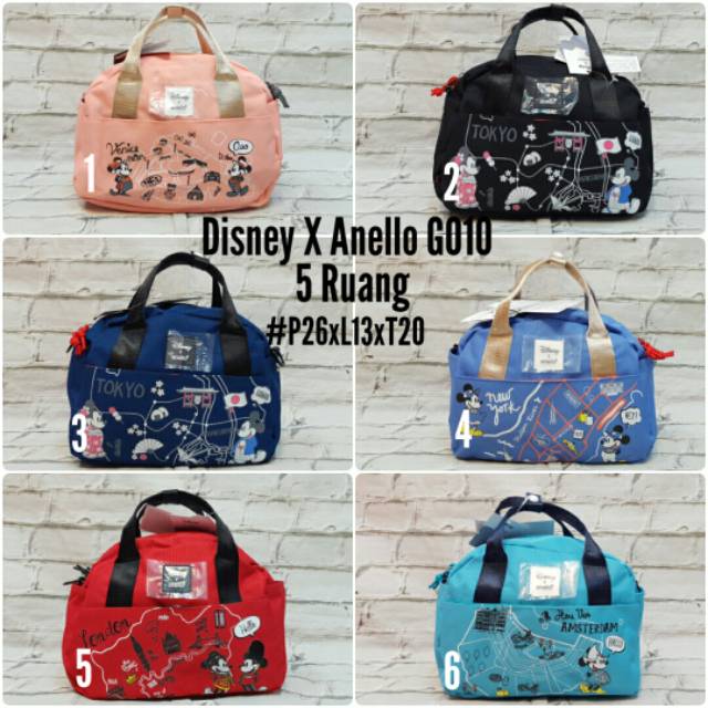 Anello Disney Mickey tas selempang handbag jinjing cewek wanita sling G010