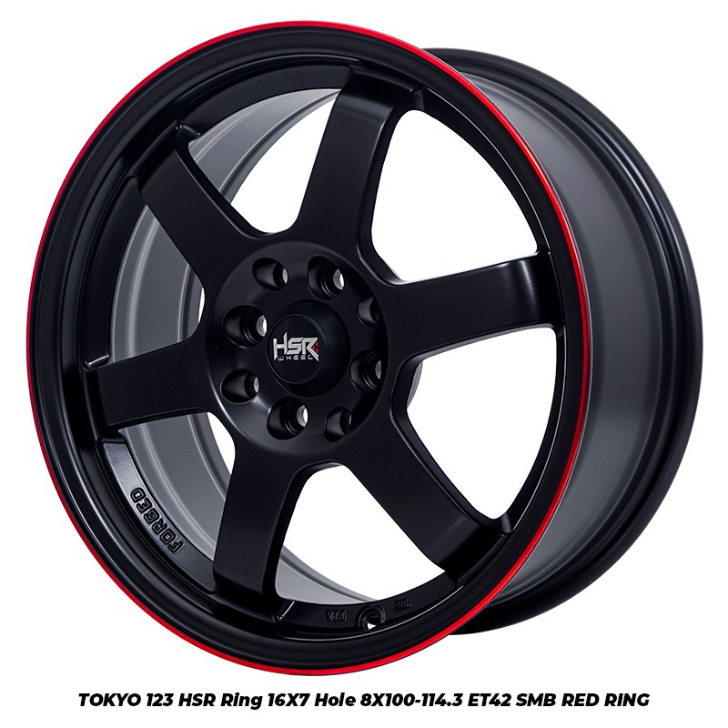 Velg R16 Mobil HSR TOKYO 123 Ring 16 Pelek Racing Jazz Yaris Mobilio Brio I Toko Velg Madiun