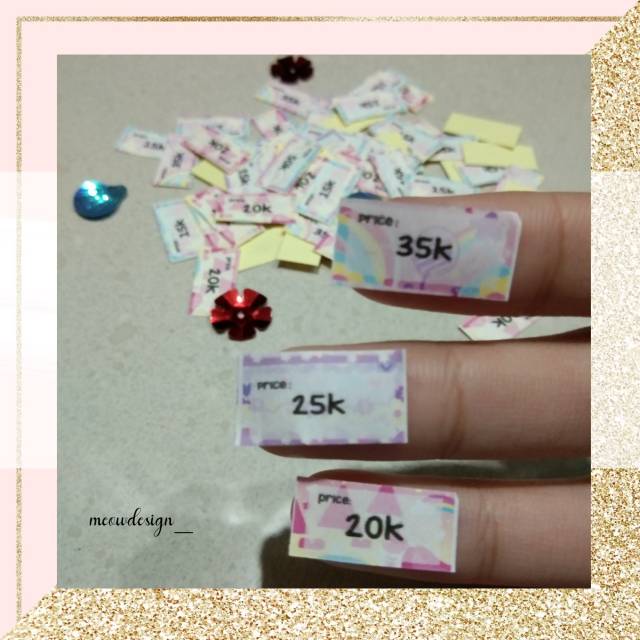 

Label harga