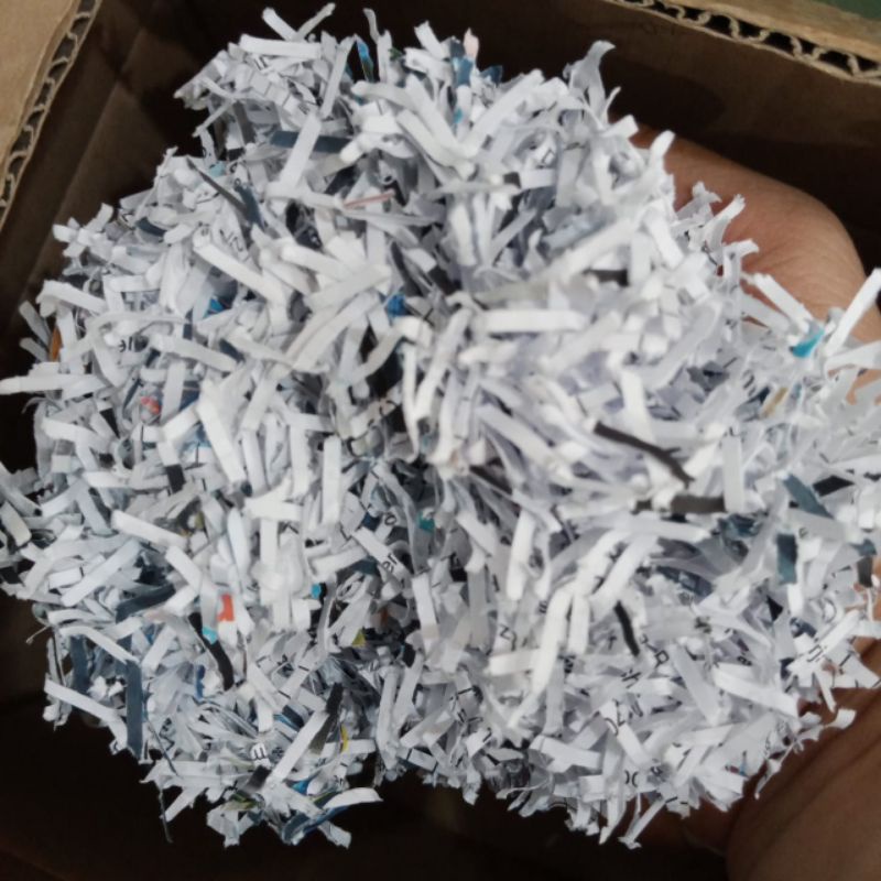 TERMURAH POTONGAN KERTAS BEKAS CACAHAN/KERTAS SERUT/PAPER SHREDDER