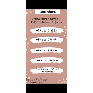 nomor hp cantik smartfren