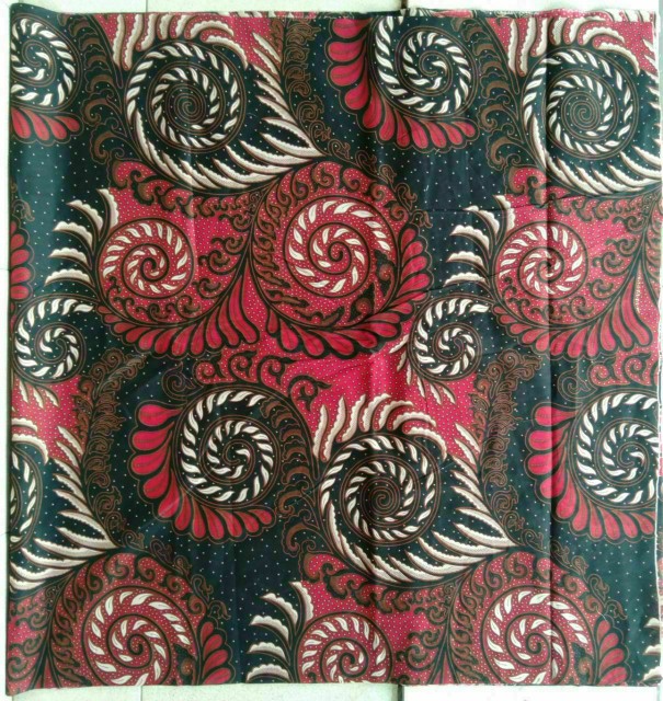 Kemeja Batik Pria Lengan Panjang Size M L Xl Xxl  Bswart Batik Hrb026 Kenongo Hem Panjang Pad