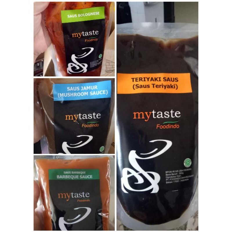 

My Taste Saus BBQ, Blackpaper, Bolognese, Jamur, Teriyaki 500 g