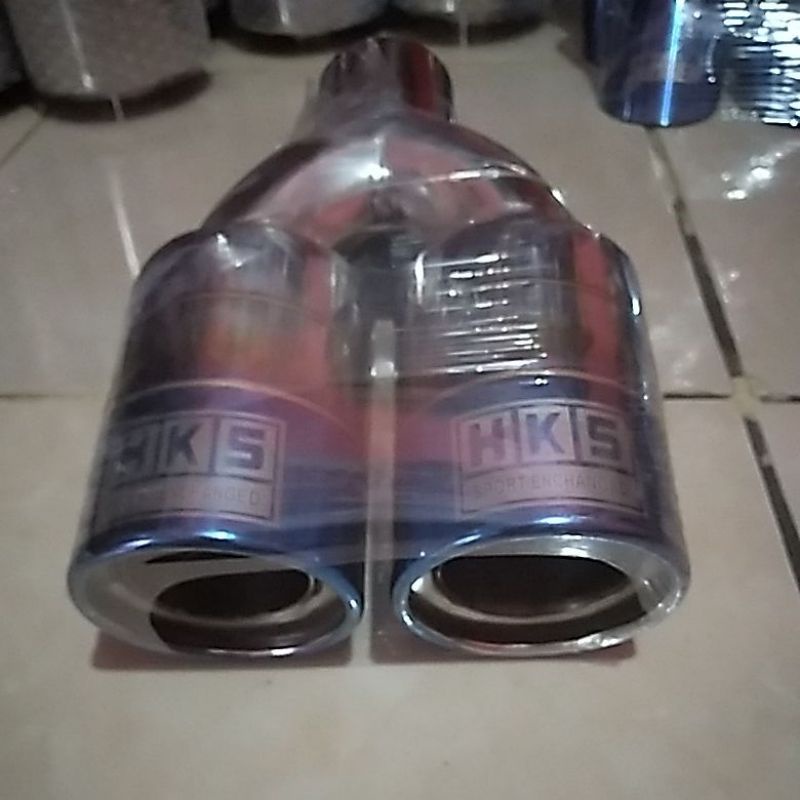 KNALPOT MOBIL RACING REMOS CABANG BIRU UNTUK ALL MOBIL SUARA EMPUK ALUS