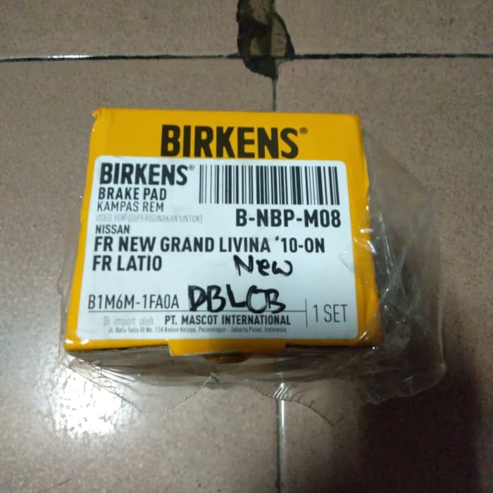 kampas rem depan new grand livina