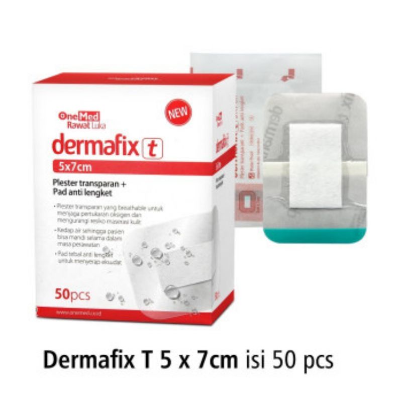 DERMAFIX T PLESTER ANTI AIR 5 x 7 CM || BOX