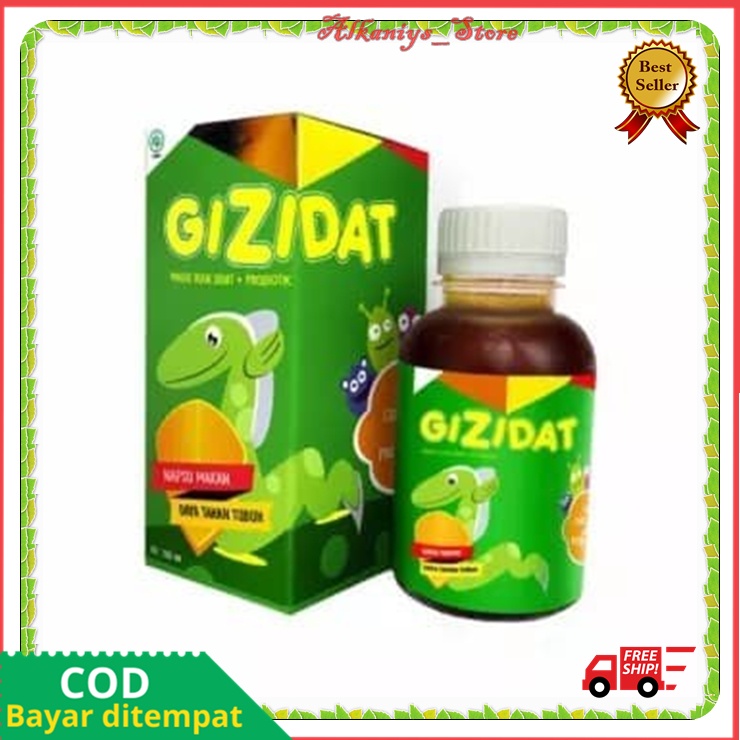 Obat Gizidat Nafsu Makan Anak Asli Madu Ikan Sidat Original Terlaris Madu Anak Gizidat Promo