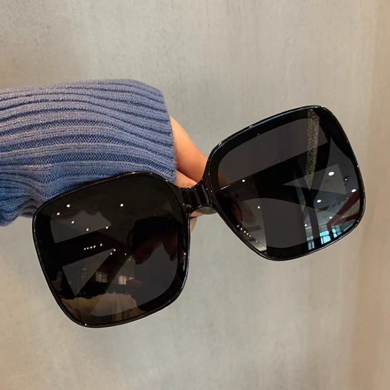 KOREAN FASHION KACAMATA BINGKAI TEBAL GM WANITA PRIA-HITAM NEWR