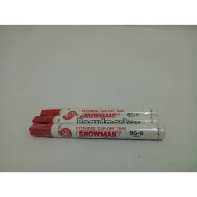 

Snowman Boardmarker BG-12 merah