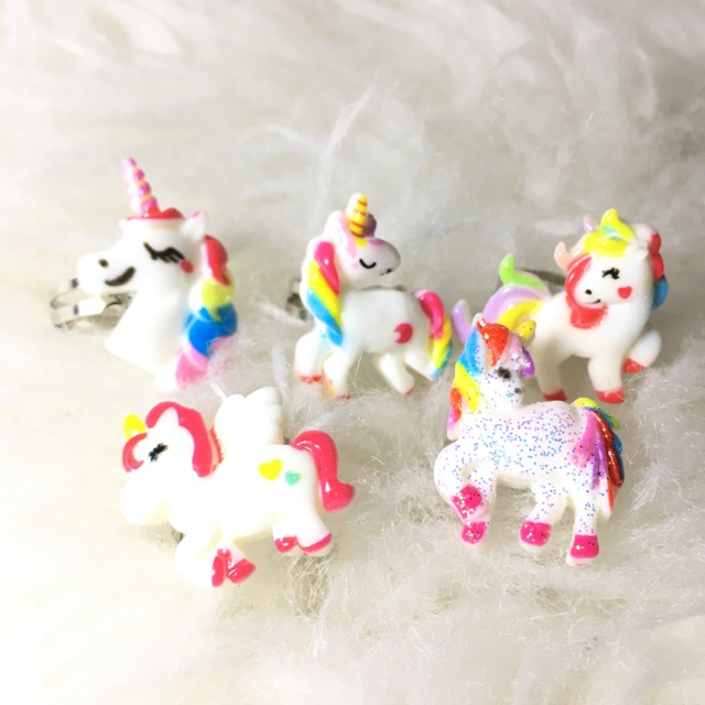 CLC01 Cincin Logam/Besi Unicorn 1pcs