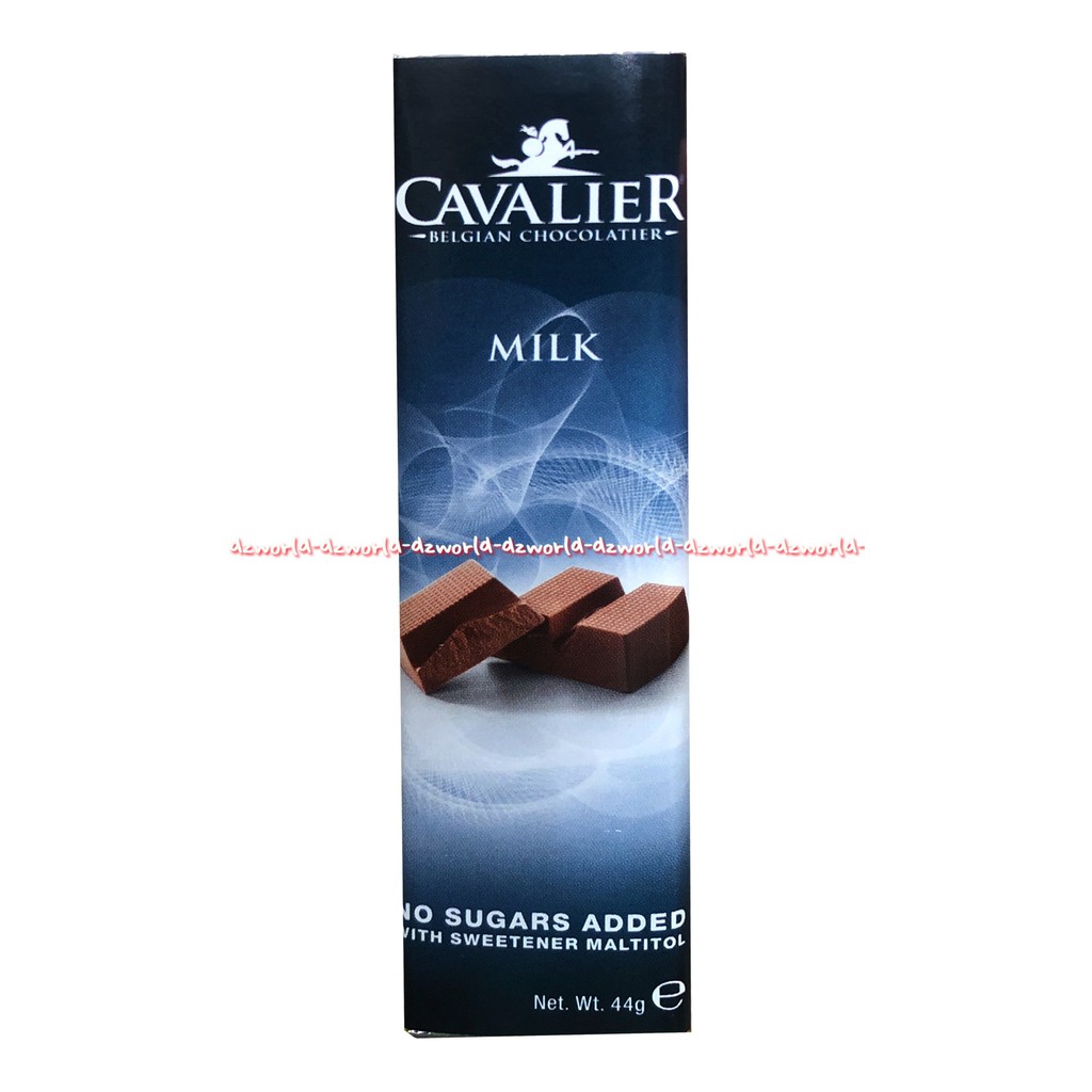 Cavalier Chocolate Coklat Tanpa Gula Belgian Chocolate Cokelat Aneka Rasa Milk Pralinut Milk Coklat Kavalier Rasa Susu