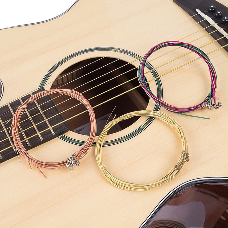 ⭐ready⭐ Set 6 buah senar gitar tembaga E-A untuk gitar Klasik Acoustic Folk Guitar