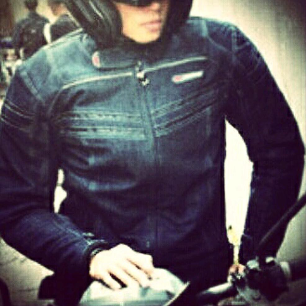 JAKET CEWEK Jaket Motor Harian Couple Pria Wanita Contin Kamerad 11-12 Denim Jeans Protector Safety