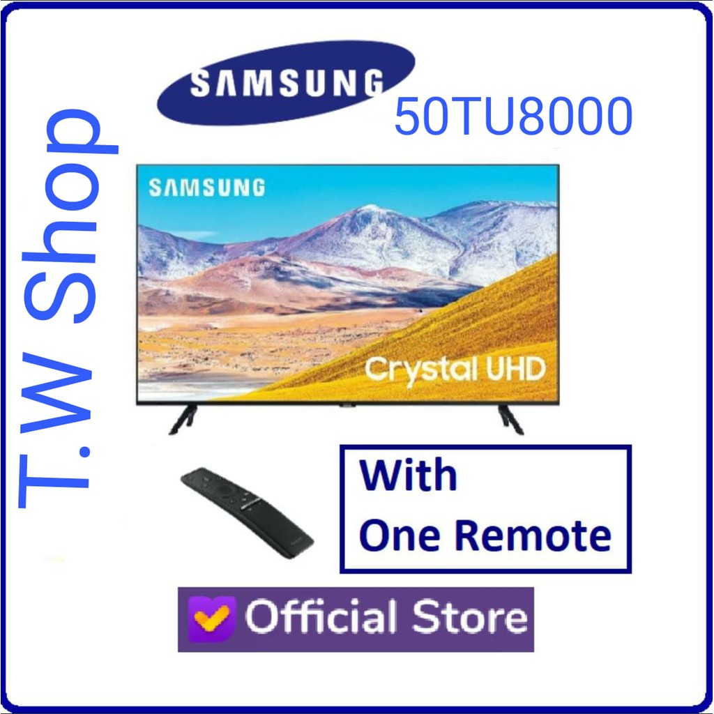 LED TV SAMSUNG 50TU8000 50 INCH CRYSTAL UHD 4K SMART TV GARANSI RESMI
