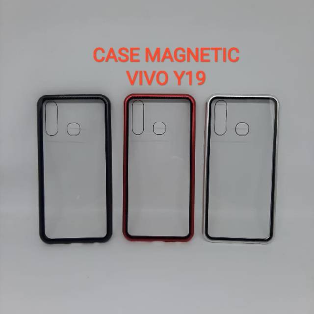 Case Magnetic Vivo Y19 NEW Premium Case 2in1 Case Magnetik Vivo Y19