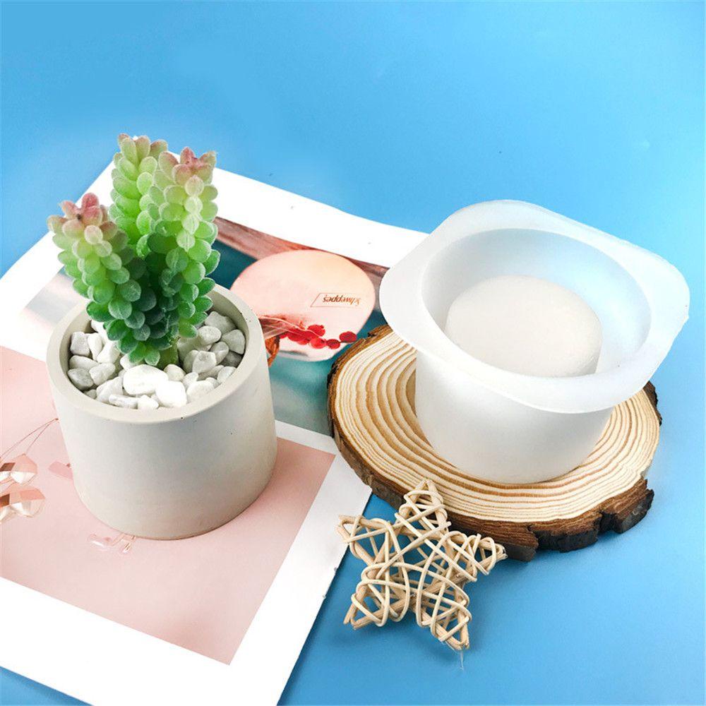 Suyo Cetakan Tray Resin Kristal Dekorasi Rumah Alat Membuat Perhiasan Casting Resin Kerajinan Pot Bunga Sukulen