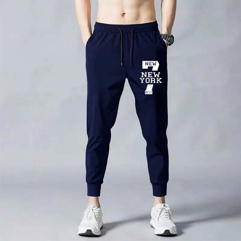 Celana Jogger Pria Joger Pants Cowok New City Training Olahraga Unisex