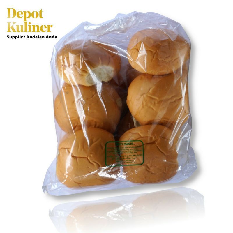 Roti Burger Manis Ekonomis Isi 10 Pcs