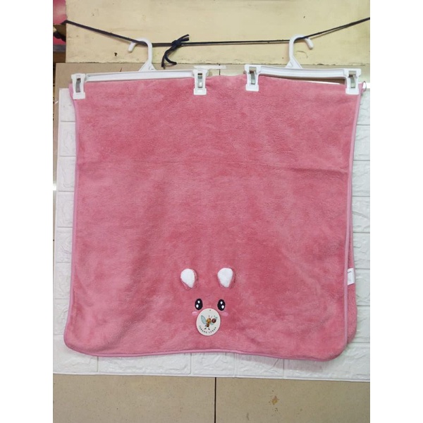 handuk bayi lembut baru lahir meresap/handuk bayi lembut baru lahir polos/ handuk anak perempuan lembut dan menyerap air/ handuk anak perempuan lembut /handuk bayi lembut baru lahir/handuk bayi lembut baru lahir karakter-PINK/SALEM