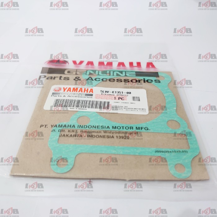 Original Paking Boring Bawah Mio Fino Nouvo Soul Gasket Cylinder 5LW